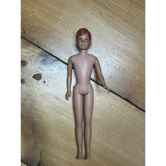 Vintage 1963 Ricky Straight Leg Doll Only Mattel Skipper's Friend Barbie Boy - Picture 1 of 9